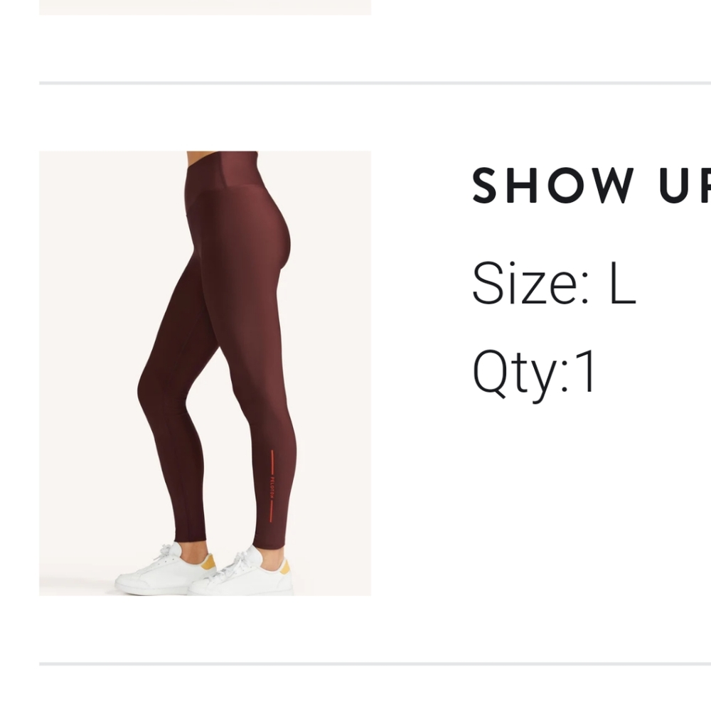 Peloton leggings